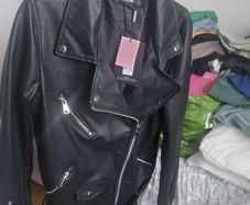 Fake leather jacket