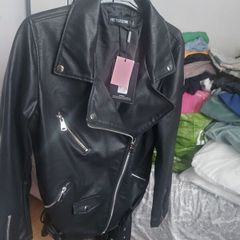 Fake leather jacket