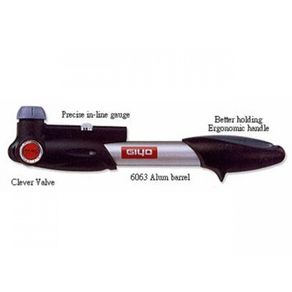 Giyo Alloy Mini Pump With Gauge