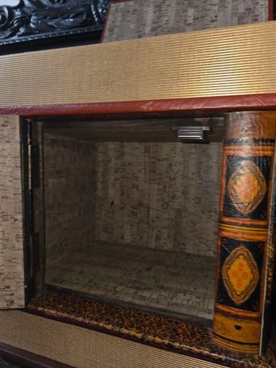 Faux Book Cabinet