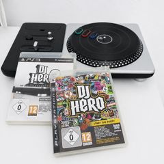 DJ Hero Turntable Controller + 2 PS3 Games