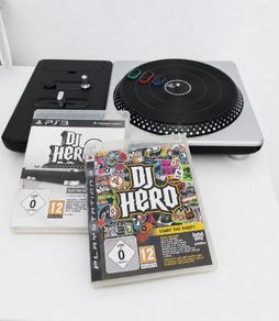 DJ Hero Turntable Controller + 2 PS3 Games