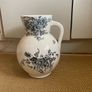 Large old Jug / vase blue white Image 2