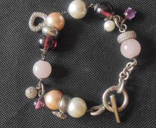 Ti Sento sterling silver charm bracelet