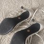 ZARA White Strappy Lace-Up High Heel Sandals Size 38 (UK 5) Image 3