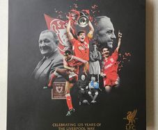 Official Liverpool FC 125th Anniversary Limited Edition Double Shirt Box Set - Size Large (Pristine Condition)