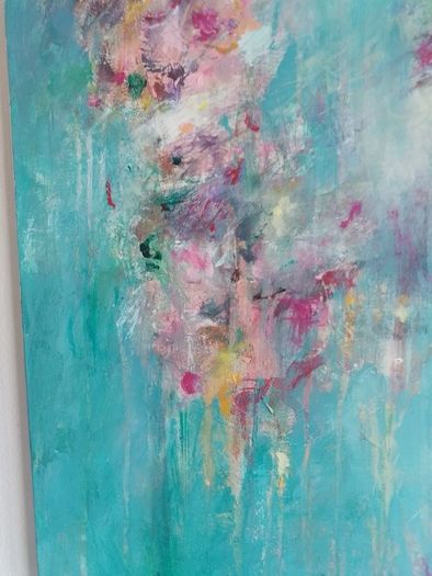 Original Abstract Painting Dublin Floral Painting