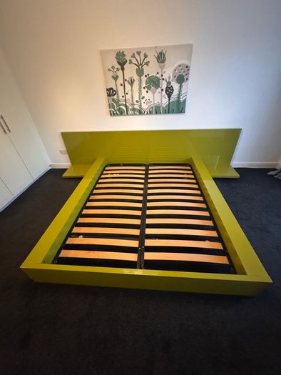 Designer High Gloss Double Bed
