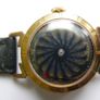 Vintage Ernest Borel Kaleidoscope Gold Plated Skeleton Hypnotize Dial Swiss Manual Wind Ladies Watch (works well) Image 4