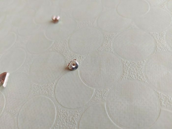 silver earrings