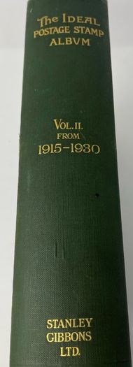 Stanley Gibbons The Ideal Postage Stamp Album Volume 1 to 1914 and Volume 2 1915-1930.