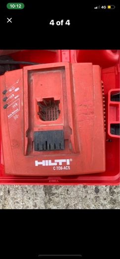 hilti rotary hammer drill needs new battery