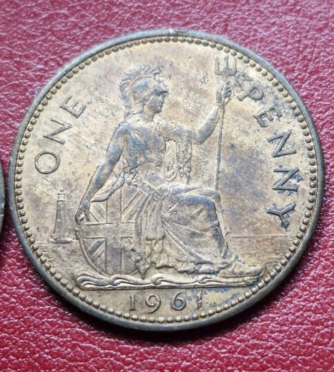 Elizabeth ll 1961 and 1963 Penny coins