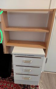 cupboard and shelf
