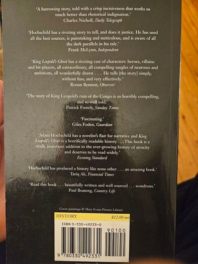 King Leopold's Ghost. By Adam Hochschild. Paperback In Good Condition. See Photos For Same.