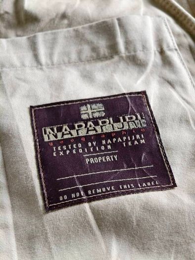Napapijri Geographic Expedition Camp Vintage Men Jacket XL BEIGE