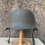 Original WW2 Hungarian M35/38 Steel Helmet. Finnish Postwar Refurb. Size 66. Complete. Militaria Image 5