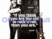 Lemmy Kilmister Poster With Quote 