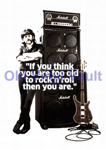 Lemmy Kilmister Poster With Quote "NEW"