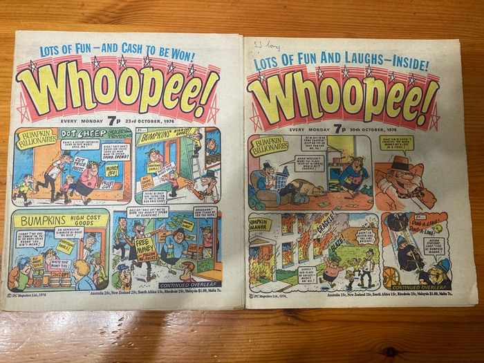 Comics: 'Whoopee!' comics 1976 (12 numbers)