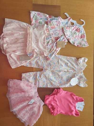 Baby girl summer clothes bundle 6-9mths (all items new)