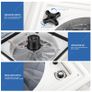 BRAND NEW EU Stock18W RV Roof Ventilation Fan Manual RV Ventilating Fan 12V Bidirectional Exhaust Fan for RV with 3-speed inlet and outlet Image 6
