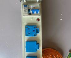 15m 230v mobile mains power unit