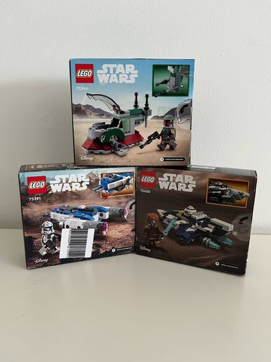 LEGO Star Wars Microfighter Bundle x3 75400,75391,75344
