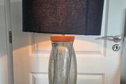 Mercury glass table lamp