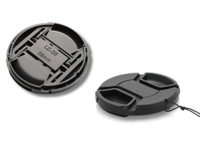 58mm Camera Lens Cap Center Pinch with Strap