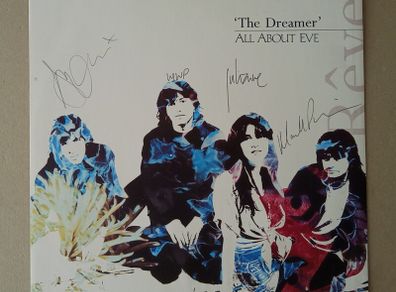 All About Eve autographed record Goth Alt New Wave