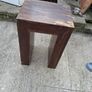 solid wood side table Image 3