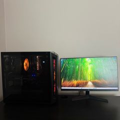 Gaming PC Setup - Ryzen 5 3600, RX 5700 8GB, 16GB RAM, 2.5TB, 24in 144Hz Monitor