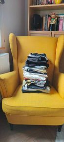Pile of man's clothes in size Large