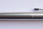 Vintage Parker brushed Chrome Ballpoint Pen