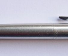 Vintage Parker brushed Chrome Ballpoint Pen