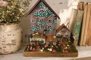 handcrafted wooden houses!
