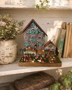 handcrafted wooden houses!