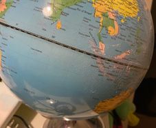 kids lamp globe touch power 25cm MAYNOOTH