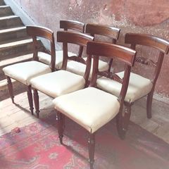 Set of 6 George IV antique Dining Chairs