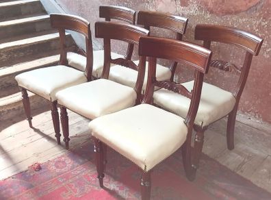 Set of 6 George IV antique Dining Chairs