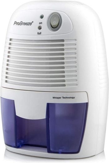 Dehumidifier 500ml Compact and Portable Mini Air Dehumidifier for Damp, Mould, Moisture in Home, Kitchen, Bedroom, Caravan, Office, Garage, Bathroom, Basement