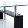Rectangle Glass Coffee Table Modern Living Room - Free Delivery Nationwide Image 6