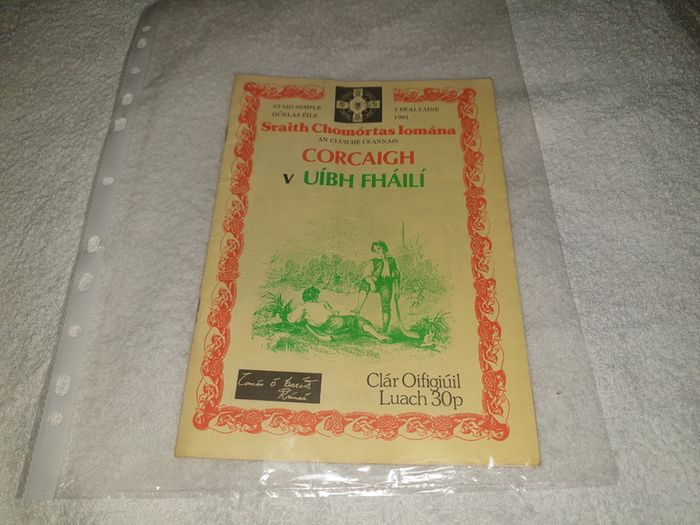 Old & Rare Gaa Programme For Sale Here