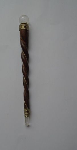 Rosewood, Copper, crystal wand, Healing tools, Wand, Crystals, Gemstones
