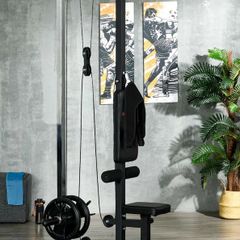 Lat pull down and low row machine (new in box)