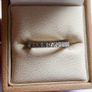 Vintage 925 Sterling Silver Eternity Ring with Clear Stones size M - 2,2g Image 3