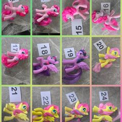 1e Each - Selection 2 - McDonalds Toys MLP G4 My Little Pony