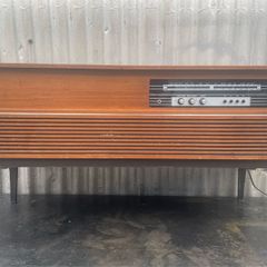 Retro vintage radiogramme record player unbranded for restoration c1960