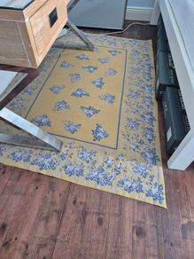 Hand woven French rug